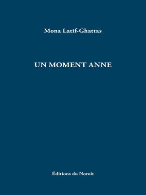 cover image of Un moment Anne